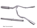 Picture of Gibson 20-21 Chevy Silverado 2500HD 6.6L 2.5in Cat-Back Dual Extreme Exhaust - Black Elite