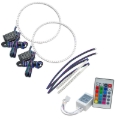 Picture of Oracle 2122 Ford Bronco Headlight Halo Kit w/DRL Bar Base Headlights w/Simple Control