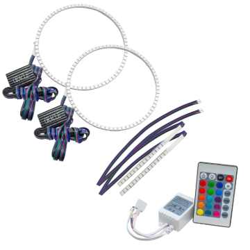 Picture of Oracle 2122 Ford Bronco Headlight Halo Kit w/DRL Bar Base Headlights w/Simple Control