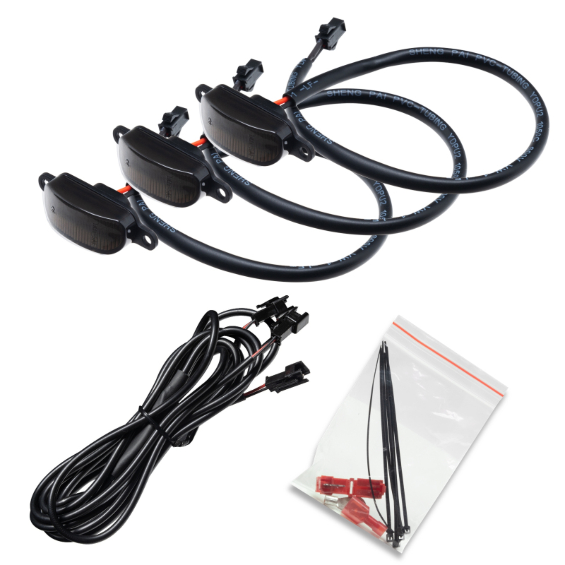 Picture of Oracle Universal Pre-Runner Style LED Grill Light Kit (New Style) - Amber w/Tinted Lens