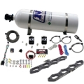 Picture of Nitrous Express Ford Coyote 5.0L V8 Nitrous Wet Port Plate Kit w/15lb Bottle
