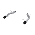 Picture of MBRP 11-14 Ford Mustang GT 5.0L T304 SS 3in Dual Axle-Back with Carbon Fiber Tips (Race Version)