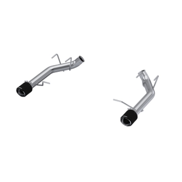 Picture of MBRP 11-14 Ford Mustang GT 5.0L T304 SS 3in Dual Axle-Back with Carbon Fiber Tips (Race Version)