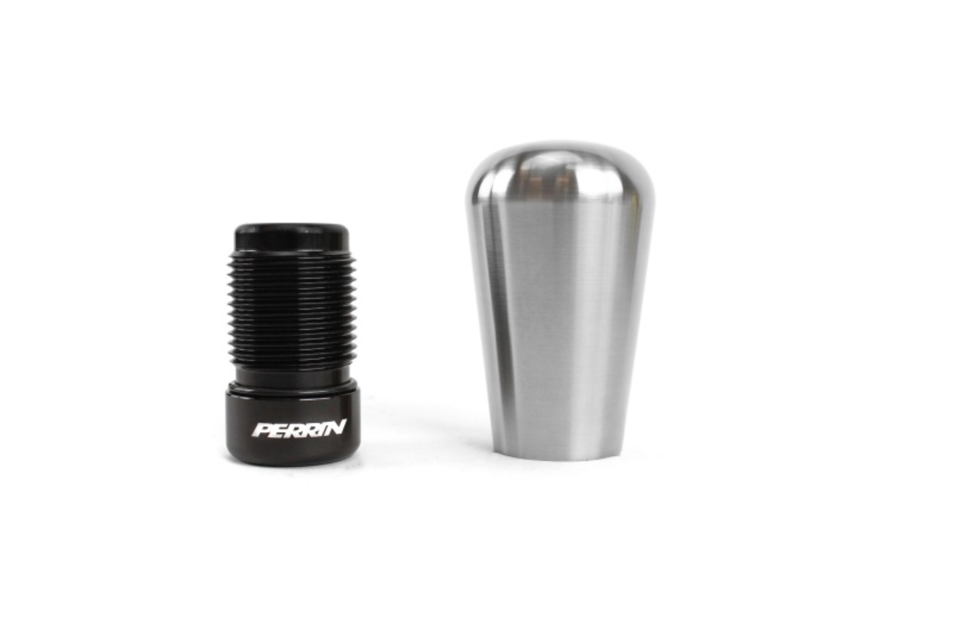 Picture of Perrin 15-21 Subaru WRX / 2022 BRZ/GR86 6-Speed Brushed 1.80in Stainless Shift Knob Tapered