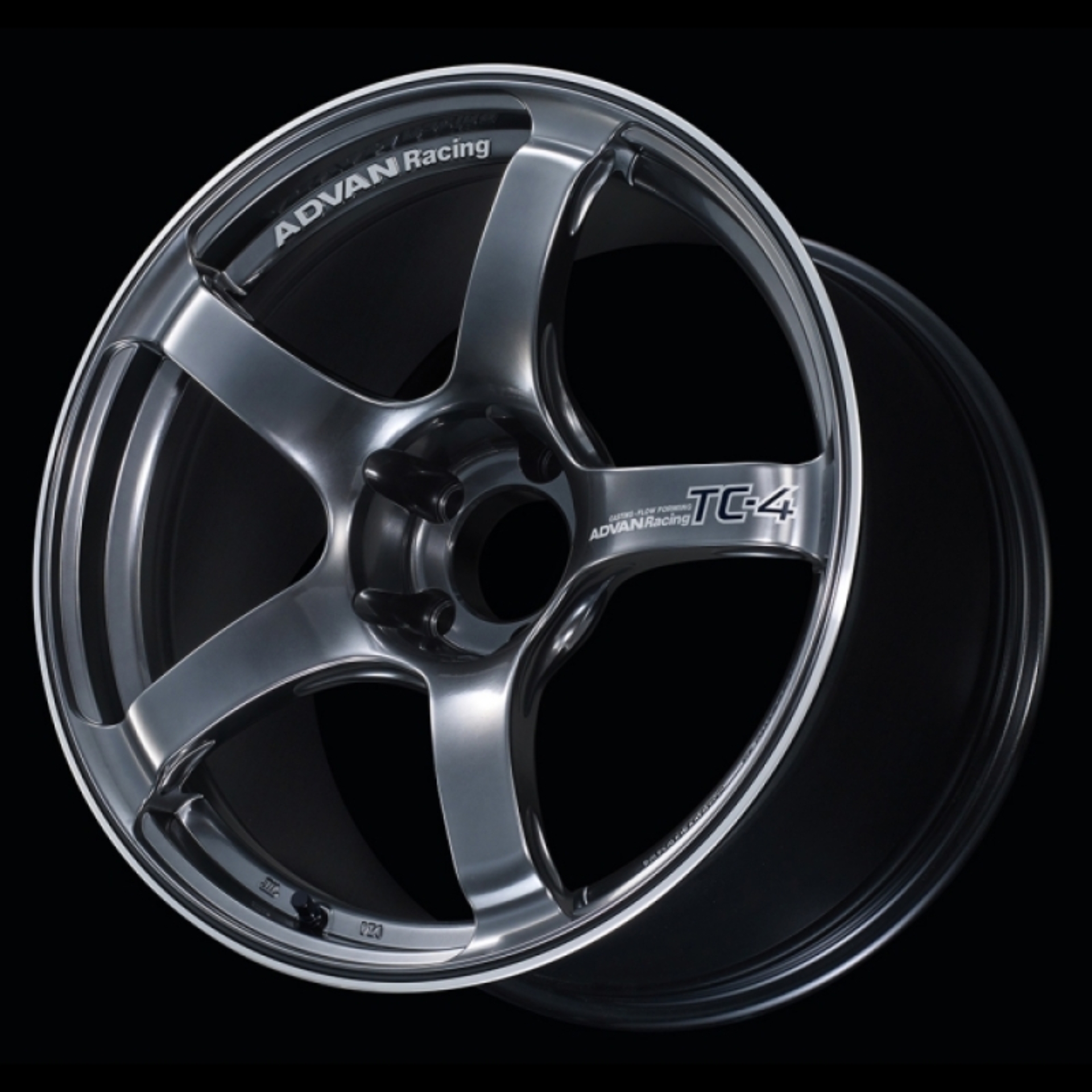 Picture of Advan TC4 18x8 +42 5x112 Racing Gun Metallic and Ring Wheel