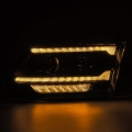 Picture of AlphaRex 09-18 RAM 1500 PRO-Series Proj Headlights Alpha-Black w/Sequential Signal & Top/Middle DRL