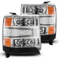 Picture of AlphaRex 16-18 Chevy 1500HD NOVA-Series LED Proj Headlights Chrm w/Actv Lgt/SeqSig & DRL(Req 810023)