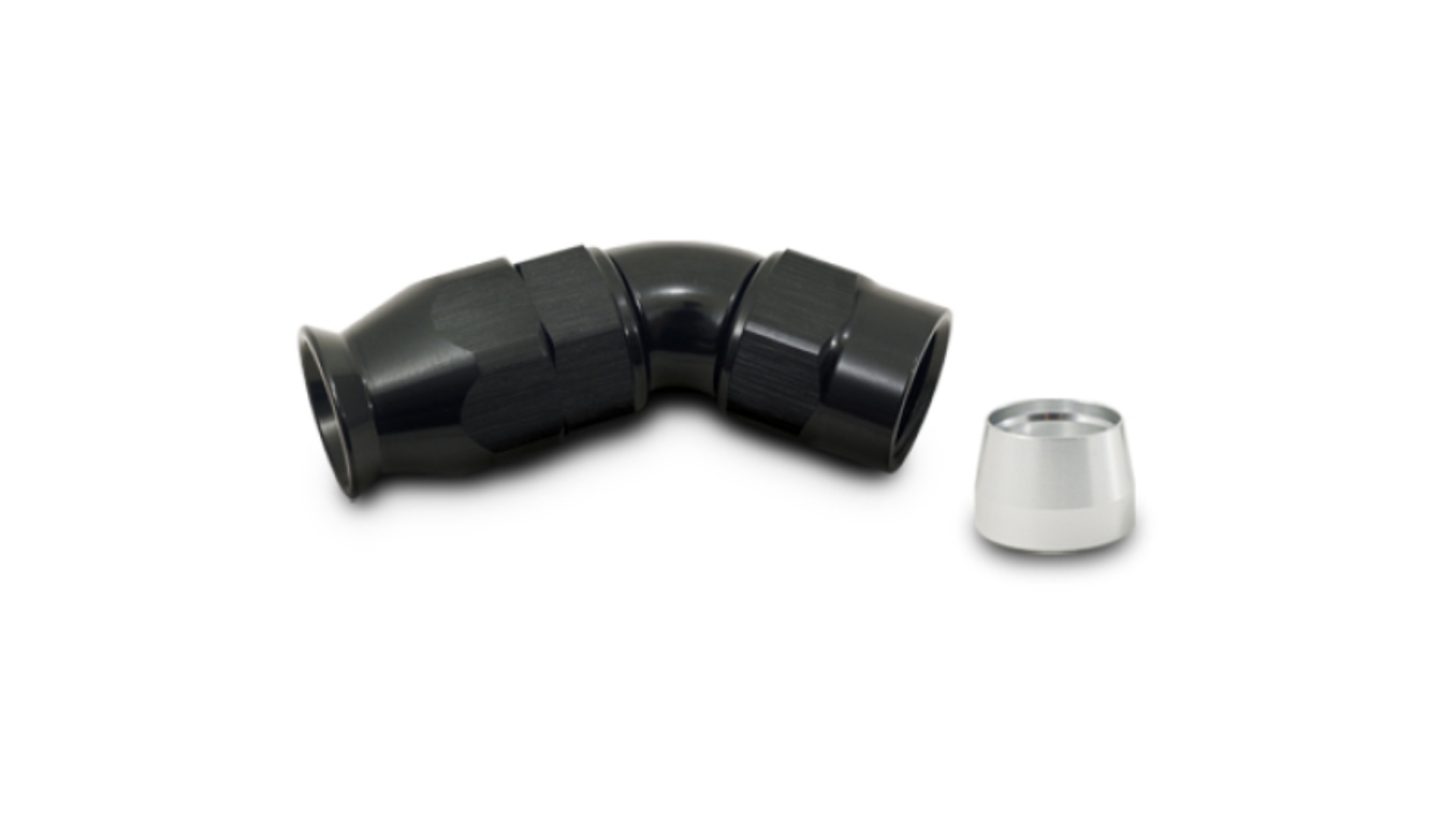 Picture of Vibrant 1 Piece PFTE Hose End -16 AN 45 Degree