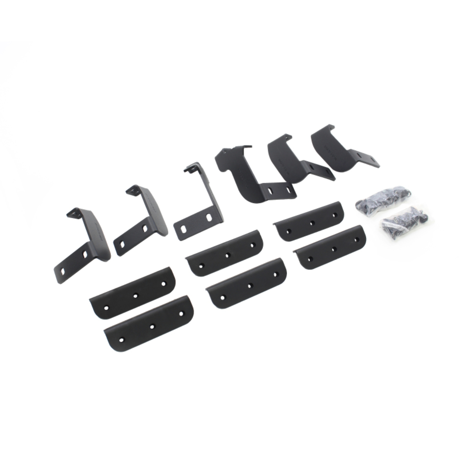 Picture of Go Rhino 2022 Toyota Tundra Crew Max Brackets for Dominator Extreme SideSteps - Tex. Black
