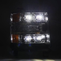 Picture of AlphaRex 16-18 Chevy 1500HD NOVA-Series LED Proj Headlights Chrm w/Actv Lgt/SeqSig & DRL(Req 810023)