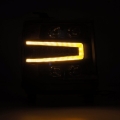 Picture of AlphaRex 16-18 Chevy 1500HD NOVA-Series LED Proj Headlights BK w/Actv Lgt/SeqSig & DRL (Req 810023)