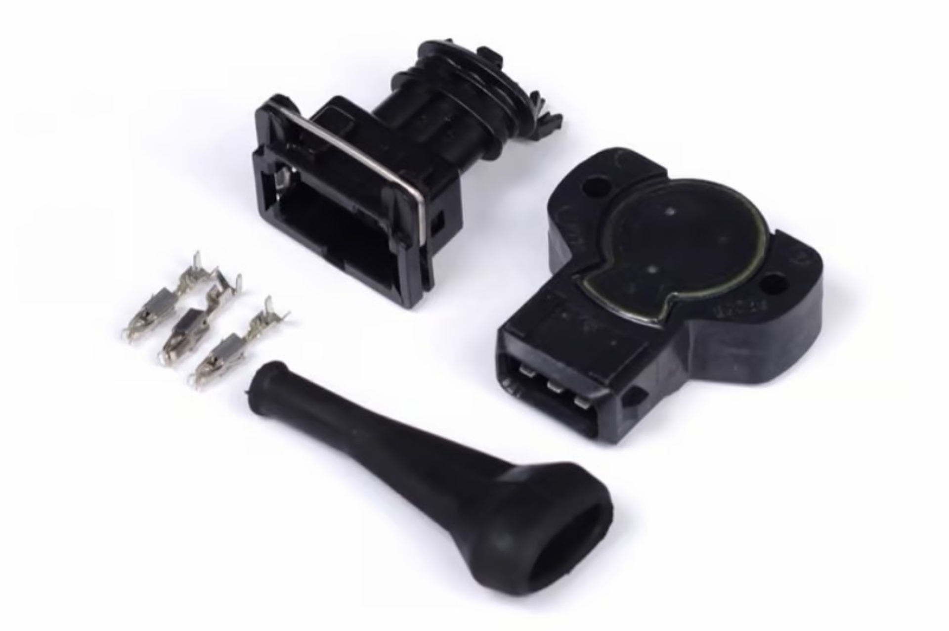 Picture of Haltech Throttle Position Sensor (Black/CCW Rotation/8mm D-Shaft)