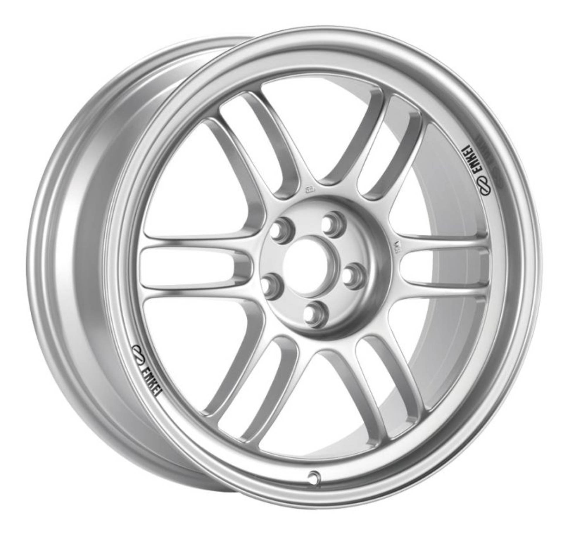 Picture of Enkei RPF1 17x9 5x114.3 22mm Offset 73mm Bore Silver Wheel