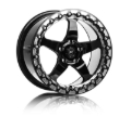 Picture of Forgestar D5 Beadlock 17x10 / 5x115 BP / ET00 / 5.5in BS Gloss Black Wheel