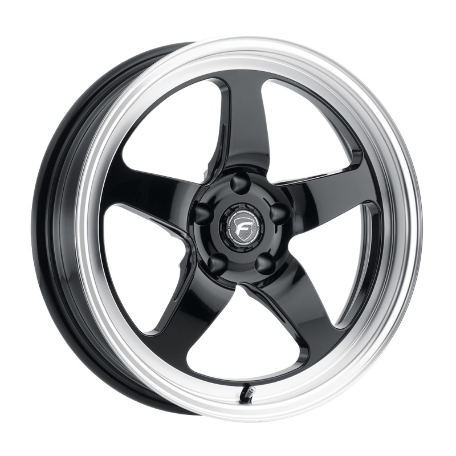 Picture of Forgestar D5 Drag 18x9.0 / 5x114.3 BP / ET22 / 5.9in BS Gloss Black Wheel