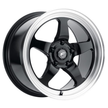 Picture of Forgestar D5 Drag 17x10 / 5x139.7 BP / ET38 / 7.0in BS Gloss Black Wheel