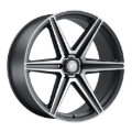 Picture of Forgestar X6 24x10 / 6x139.7 BP / ET25 / 6.5in BS Satin Black Wheel