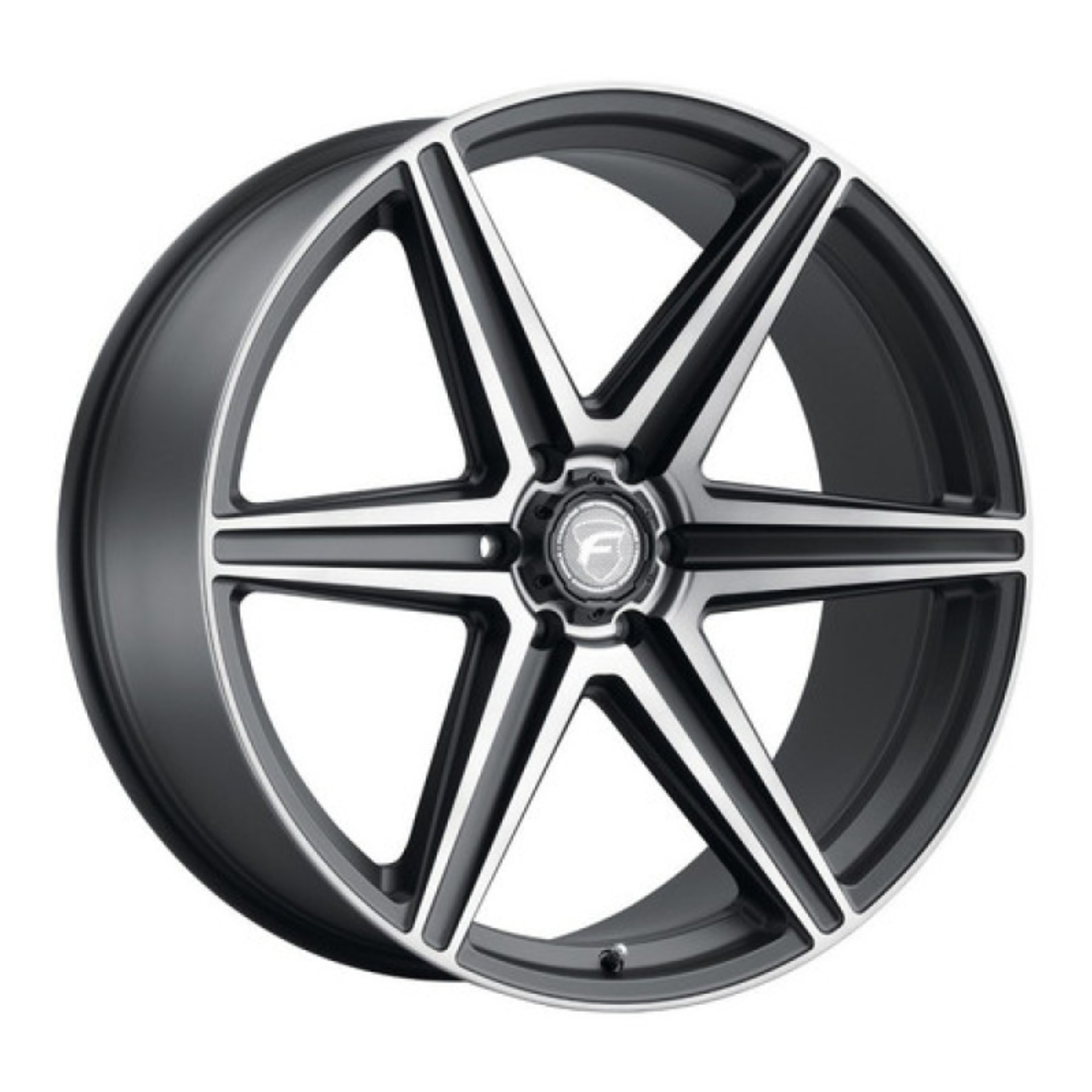 Picture of Forgestar X6 24x10 / 6x139.7 BP / ET25 / 6.5in BS Satin Black Wheel