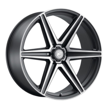 Picture of Forgestar X6 24x10 / 6x139.7 BP / ET25 / 6.5in BS Satin Black Wheel