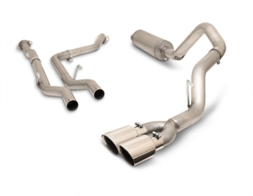 Picture of Gibson 2022 Toyota Tundra 3.5L-T V6 5.5ft bed 2.5in Cat-Back Dual Sport Exhaust - Stainless