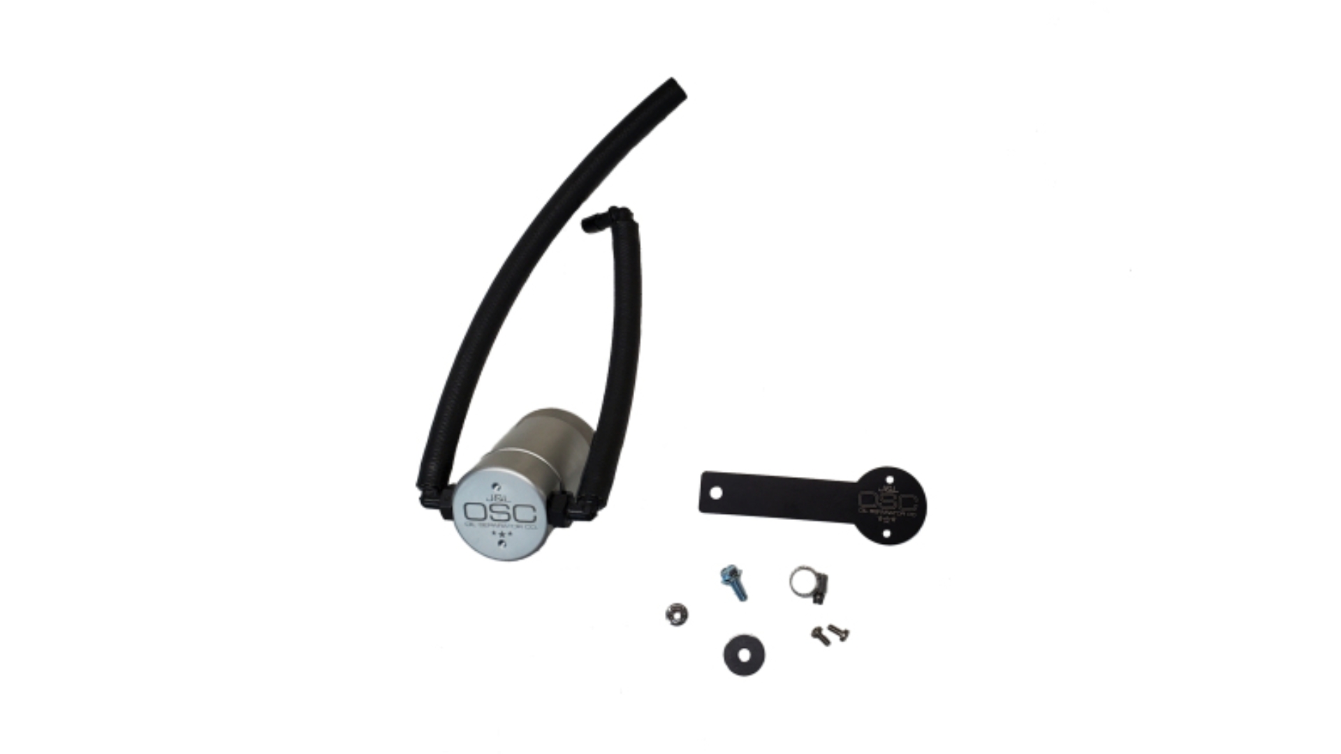 Picture of J&L 2022-2026 Nissan Frontier 3.8L V6 Passenger Side Oil Separator 3.0 - Clear Anodized