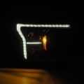 Picture of AlphaRex 18-20 Ford F150 PRO-Series Headlight Alpha Black w/ Seq Signal & DRL