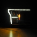 Picture of AlphaRex 18-21 Ford F150 PRO-Series Projector Headlights - Black w/DRL & Seq Signal