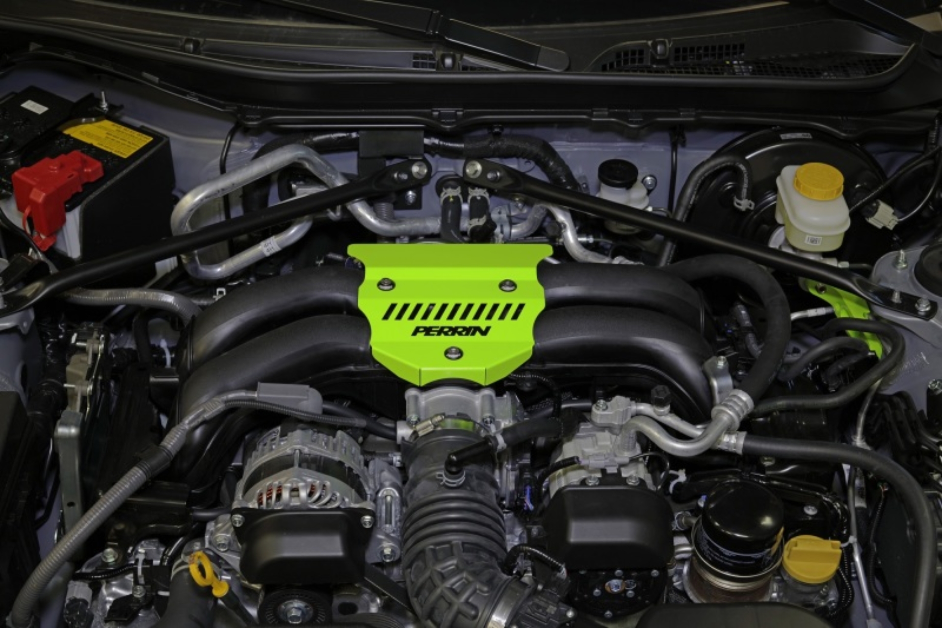 Picture of PERRIN 22-25 Subaru BRZ / Toyota GR86 Engine Cover - Neon Yellow