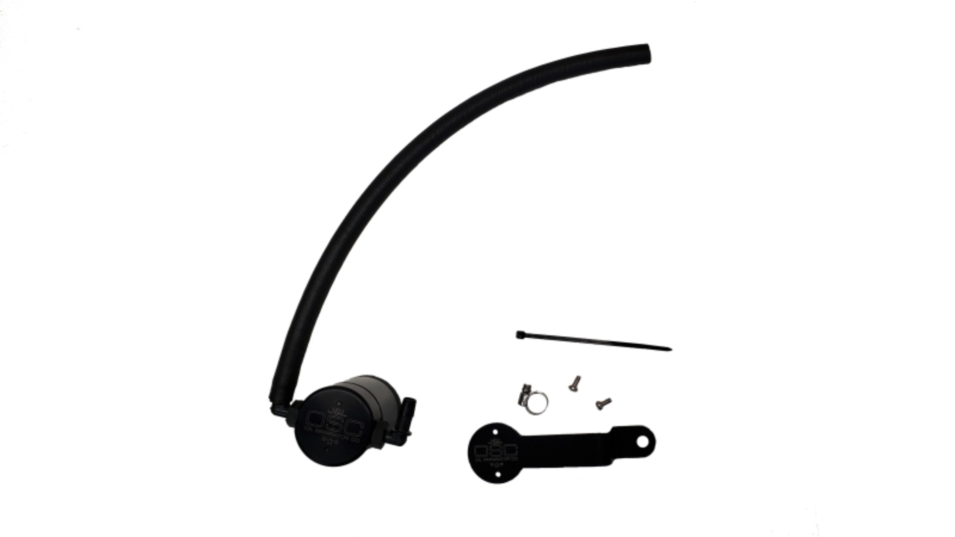 Picture of J&L 17-24 Honda CRV 1.5L Turbo Passenger Side Oil Separator 3.0 - Black Anodized