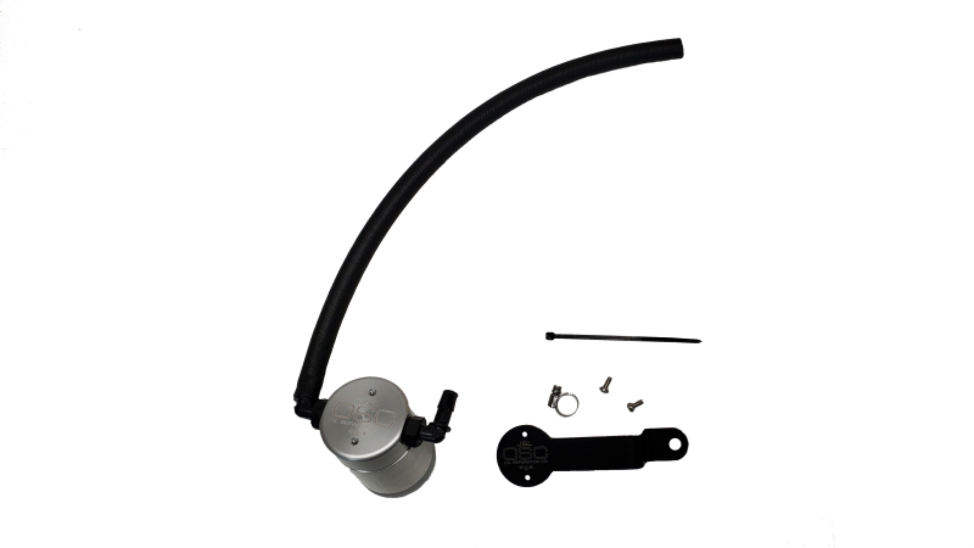 Picture of J&L 17-24 Honda CRV 1.5L Turbo Passenger Side Oil Separator 3.0 - Clear Anodized