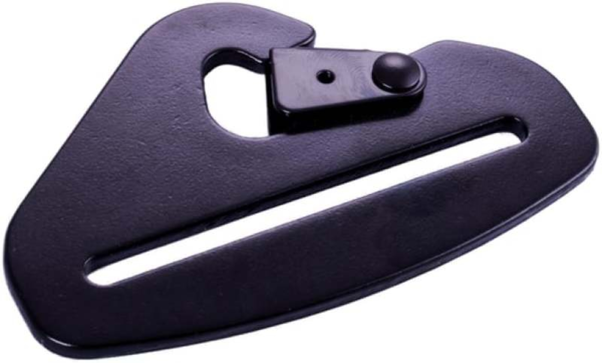 Picture of RaceQuip Snap Hook End Seat Belt Mounting Hardware / Fits 3 In. Belts / Forged Steel - Black