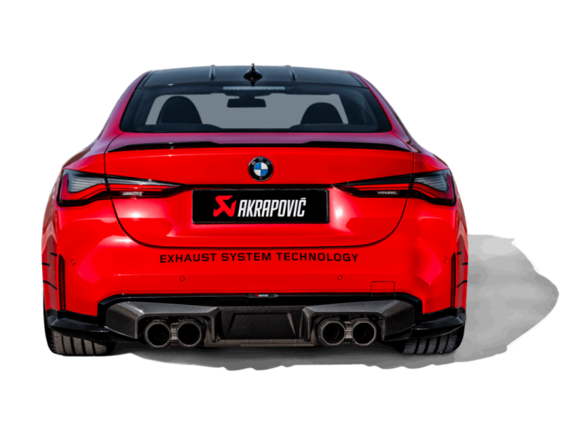 Picture of Akrapovic 21-22 BMW M3 (G80) / M4 (G82, G83) Rear Carbon Fiber Diffuser - High Gloss Black