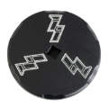 Picture of Industrial Injection 2003+ 5.9L/6.7L Cummins Billet Black Anodized Front CP3 Access Cover