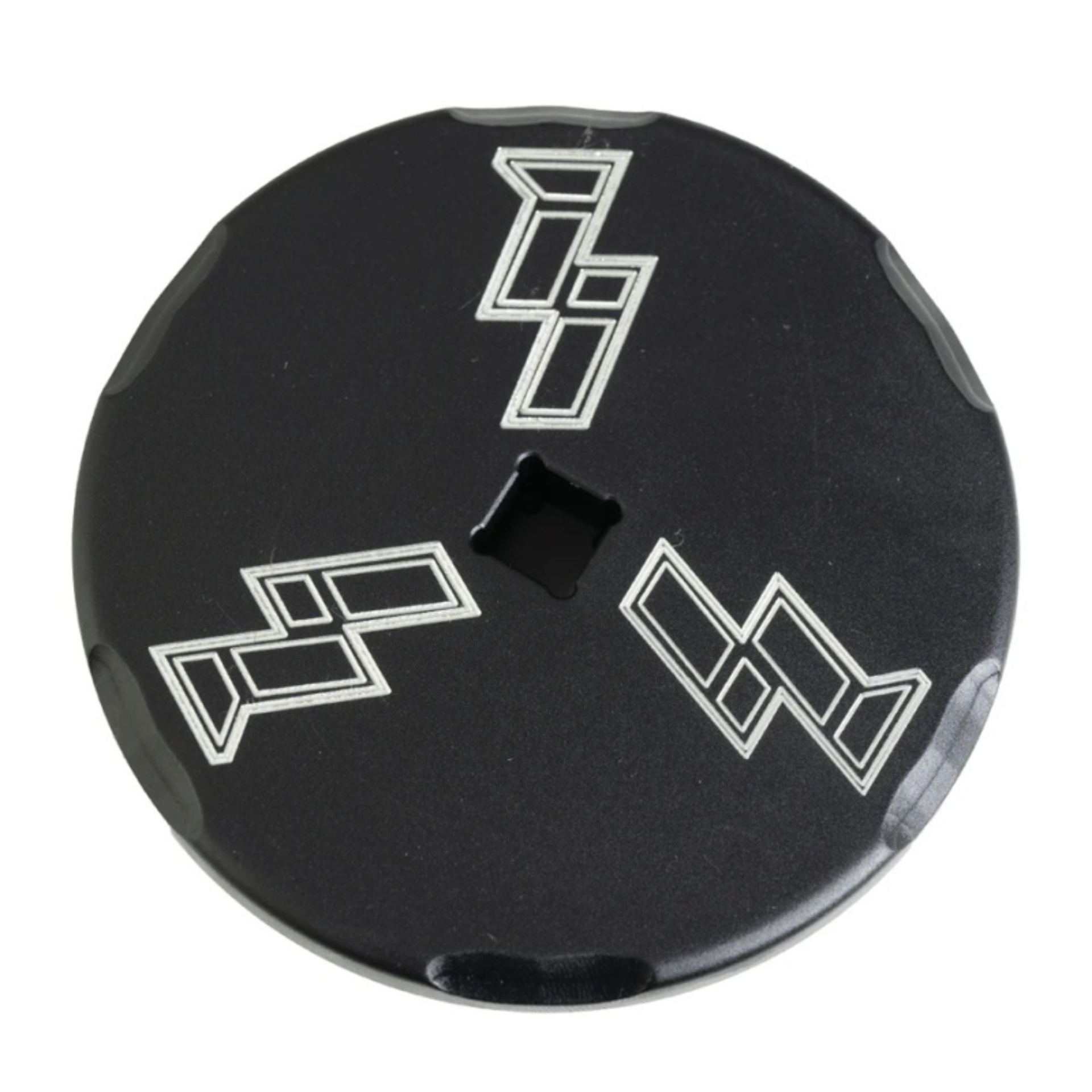 Picture of Industrial Injection 2003+ 5.9L/6.7L Cummins Billet Black Anodized Front CP3 Access Cover