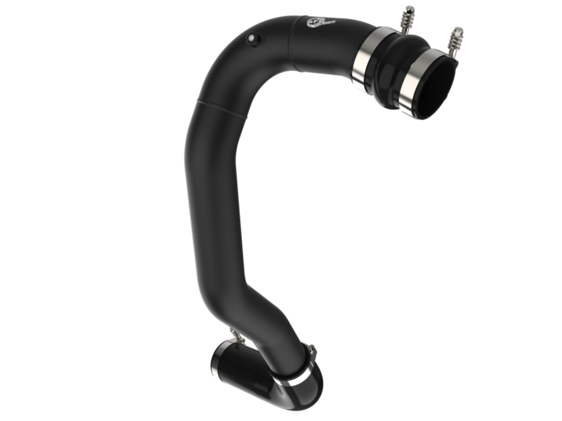 Picture of aFe 08-10 Ford Trucks V8-6.4L (td) BladeRunner 3 IN Aluminum Hot Charge Pipe - Black