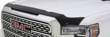 Picture of AVS 20-22 GMC Sierra 2500/3500 HD Aeroskin Low Profile Hood Shield - Matte Black