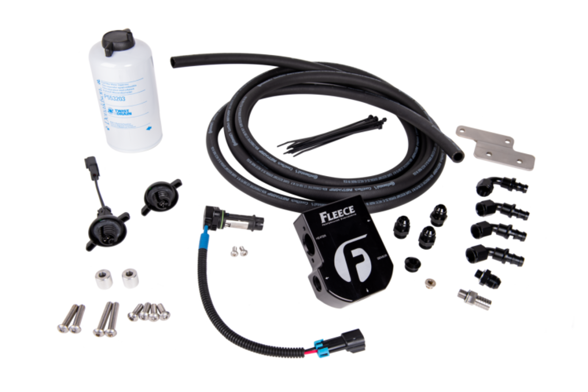Picture of Fleece Performance 03-18 Dodge 2500/3500 Cummins Auxiliary Heated Fuel Filter