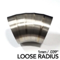 Picture of Ticon Industries 3in Dia 1.6D Loose Radius 90Deg Bend 1mm/.039in Pre Welded Titanium Pie Cut - 10pk
