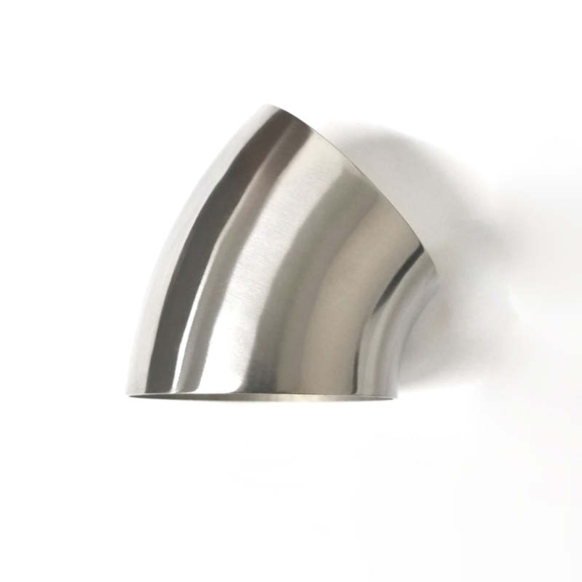 Picture of Ticon Industries 2.36in Diameter 45 Degree 1.1D 1mm/.039in Titanium Elbow - No Leg