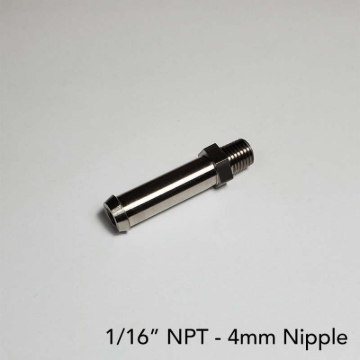 Picture of Ticon Industries 4mm Nipple Type 40mm OAL 1/16in NPT Fitting