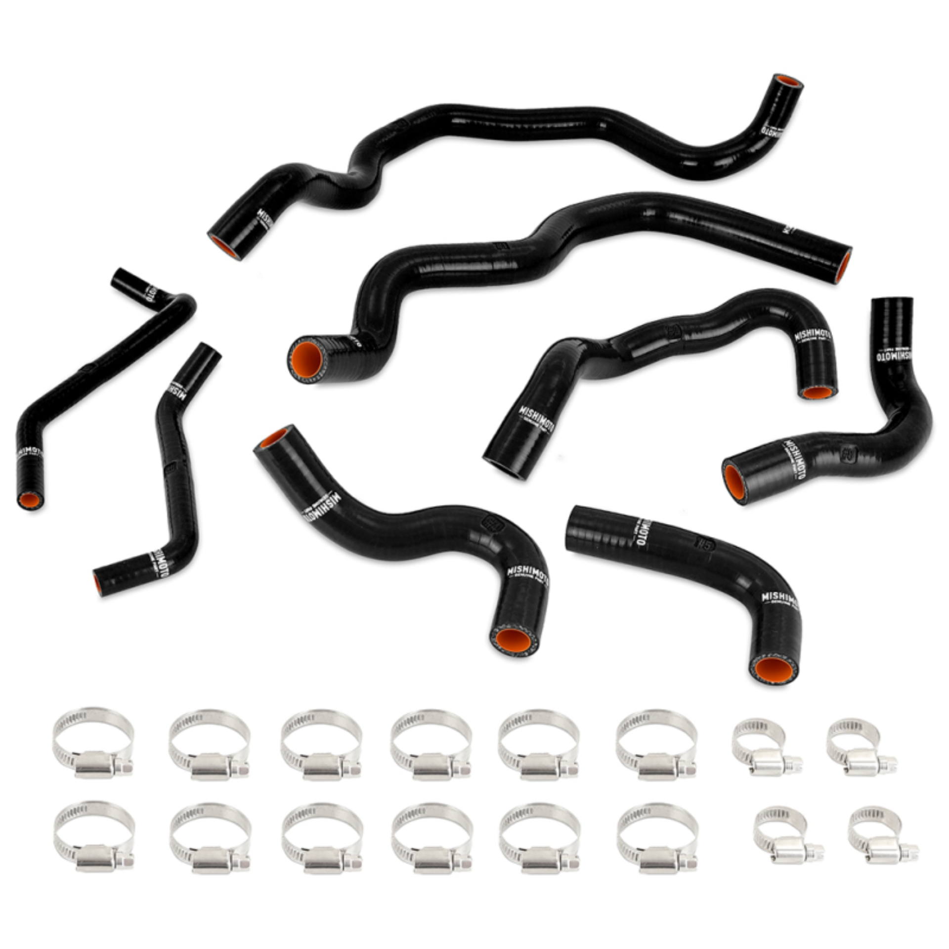 Picture of Mishimoto MM Silicone Hose-Ancillary - MMHOSE-Q50-16ANCBK
