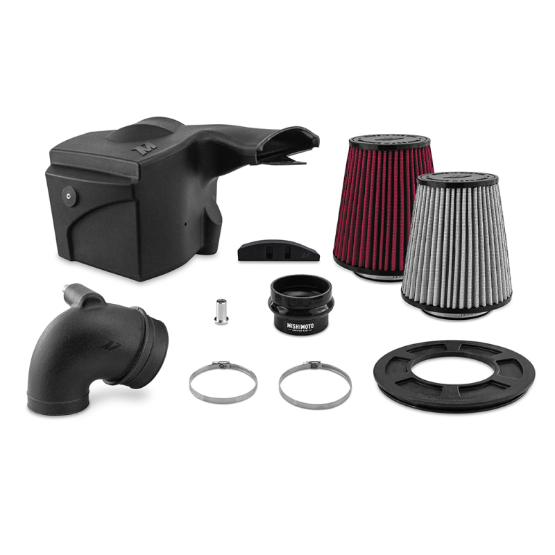 Picture of Mishimoto 2019+ Ford Ranger 2.3L Intake/Snorkel Bundle - Dry Filter