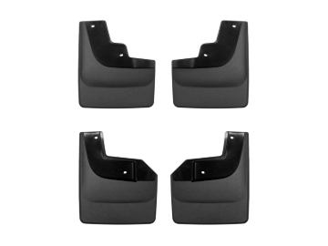 Picture of WeatherTech 2021+ Ford F-150 Raptor (Incl. 37 Perf. Pkg) No Drill Front & Rear Mudflaps - Black