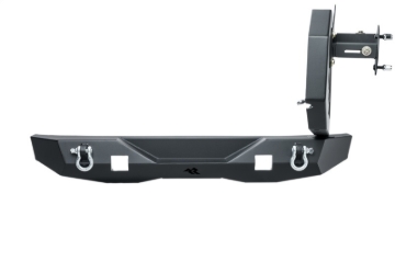 Picture of Rugged Ridge 07-18 Jeep Wrangler (JK/JKU) XOR Rear Bumper w/Swing Out Tire Carrier - Tex. Blk