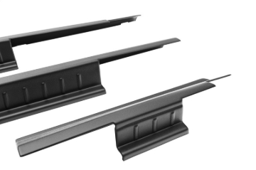 Picture of Rugged Ridge 18-22 Jeep Wrangler (JL) Rocker Pnl/Sill Plate Cvr 4dr. Rocker Guard 4pc. - Tex. Blk