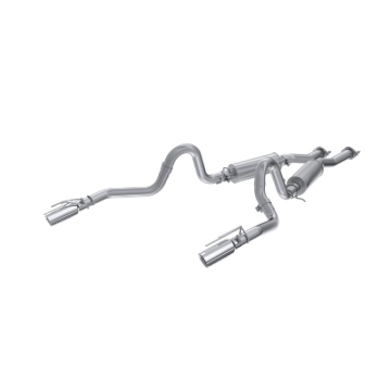 Picture of MBRP 99-04 Ford Mustang GT/Mach 1 2.5in Dual Split Rear AL Catback Exhaust w/ 3.5in Dual Wall Tips