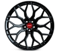 Picture of Vossen HF-2 24x10 / 5x120 / ET32 / Deep Face / 72.56 - Gloss Black Wheel