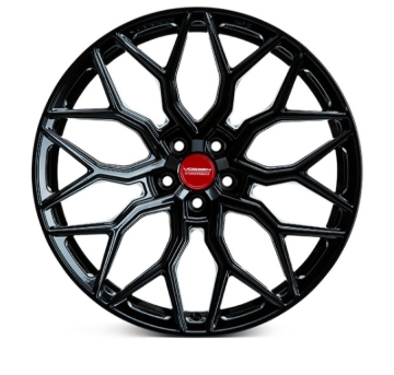 Picture of Vossen HF-2 24x10 / 5x120 / ET32 / Deep Face / 72.56 - Gloss Black Wheel