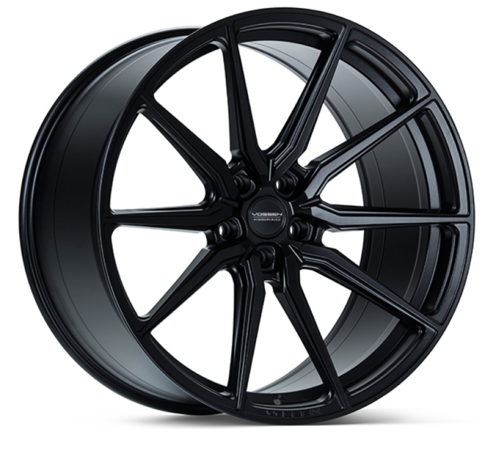 Picture of Vossen HF-3 24x10 / 5x130 / ET15 / Deep Face / 84.1 - Satin Black Wheel