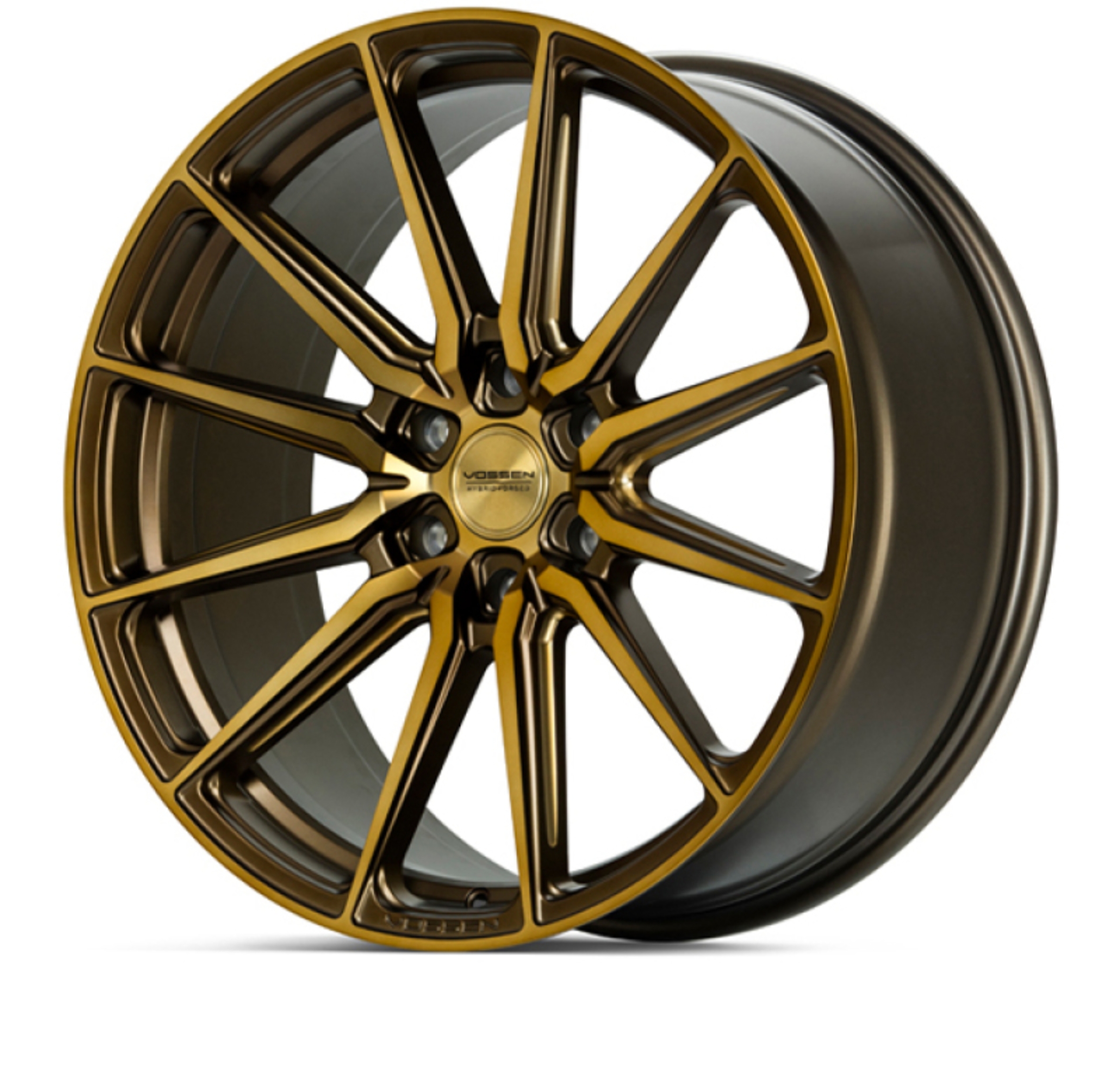 Picture of Vossen HF6-1 24x10 / 6x139.7 / ET25 / Deep Face / 106.1 - Tinted Matte Bronze Wheel
